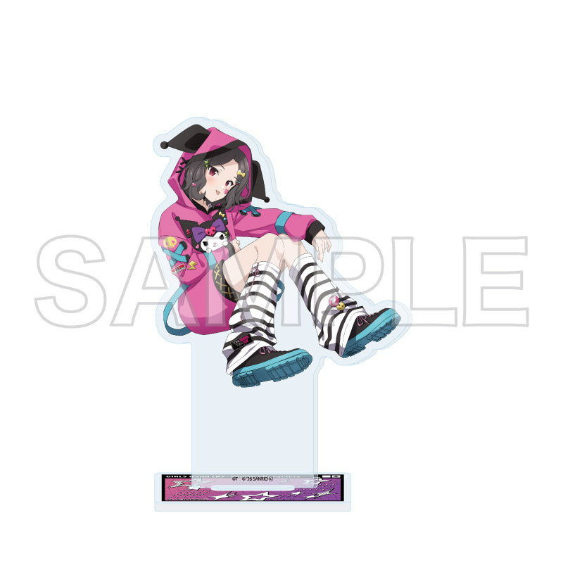 アクリルスタンド ガールズバンドクライ×サンリオキャラクターズ 22 海老塚智×クロミ(コラボイラスト)