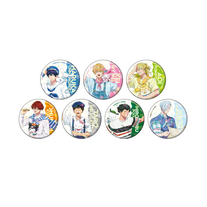 Box/7】ホログラム缶バッジ 忘却バッテリー×サンリオキャラクターズ 01