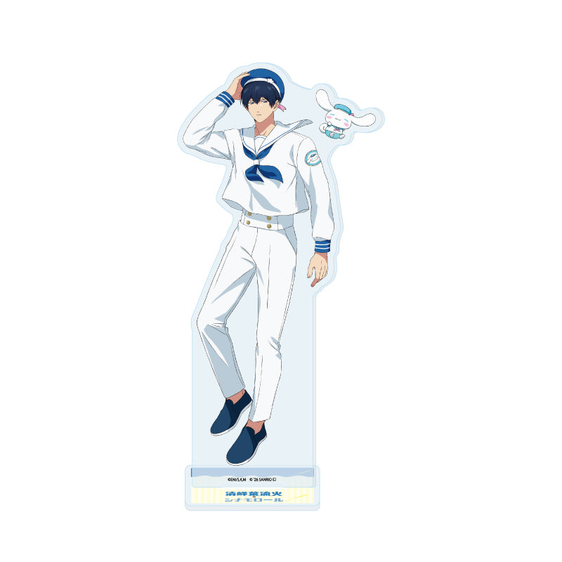 アクリルスタンド 忘却バッテリー×サンリオキャラクターズ 01 清峰葉流火×シナモロール(コラボイラスト)【予約商品】