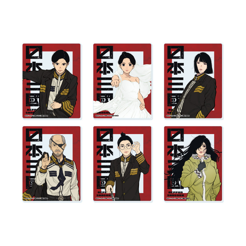 【Box/6】アクリルカード 日本三國 01 公式イラスト【予約商品】