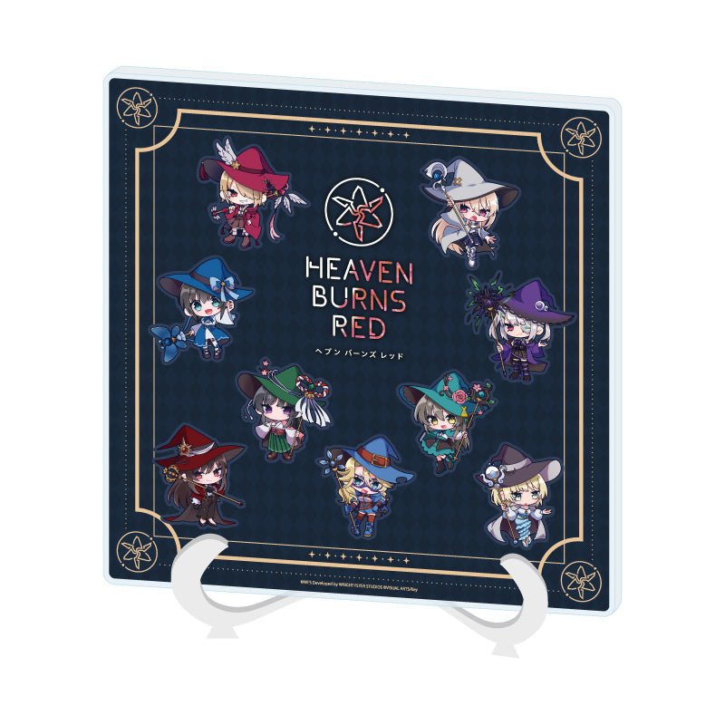 アクリルアートボード ヘブンバーンズレッド 21 集合デザイン(ミニキャライラスト)【予約商品】