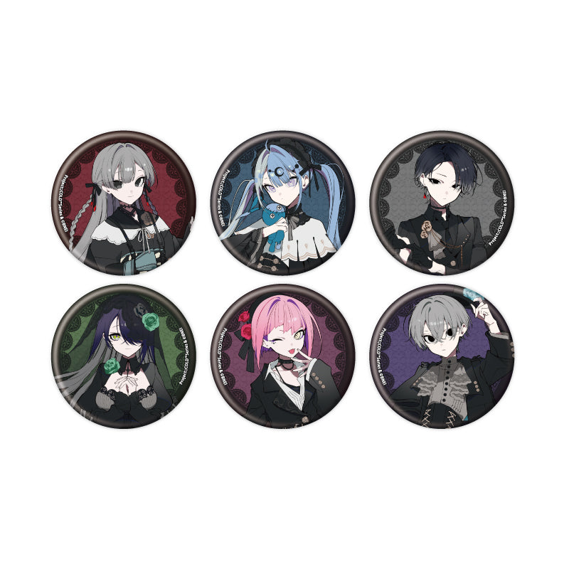【Box/6】缶バッジ Project:;COLD シリーズ 01 描き下ろしイラスト【予約商品】