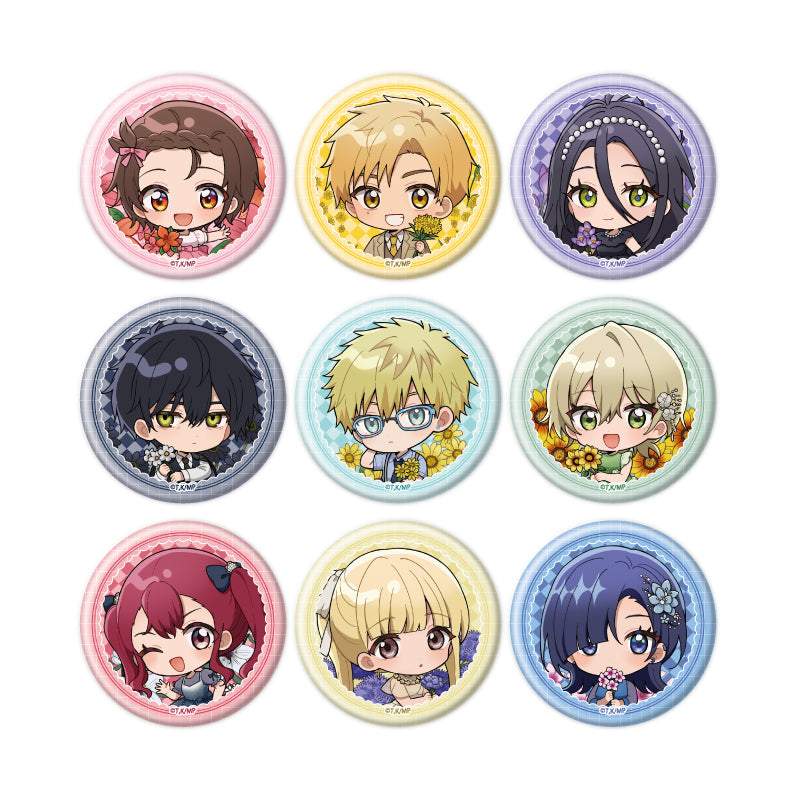 【Box/9】缶バッジ メダリスト 08 誕生花Ver.(ミニキャライラスト)【予約商品】
