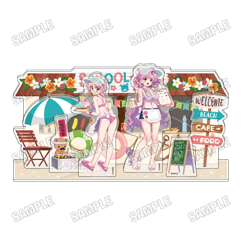 がっこうぐらし! 描き下ろしアクリルジオラマ 海の家Ver.【予約商品】