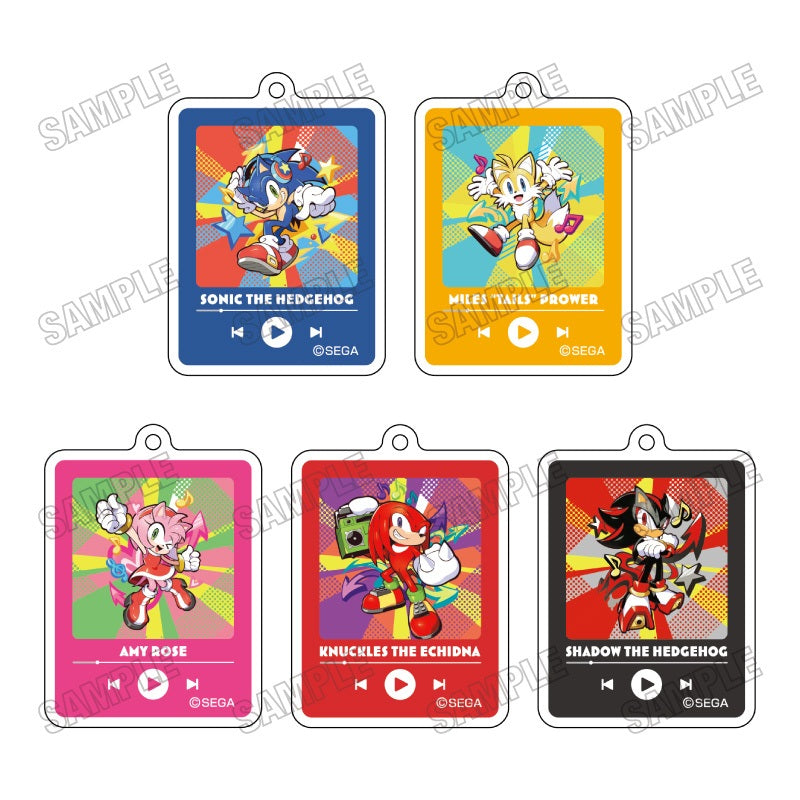 【Box/5】ソニック・ザ・ヘッジホッグ 描き起こしアクリルキーホルダーコレクション【予約商品】