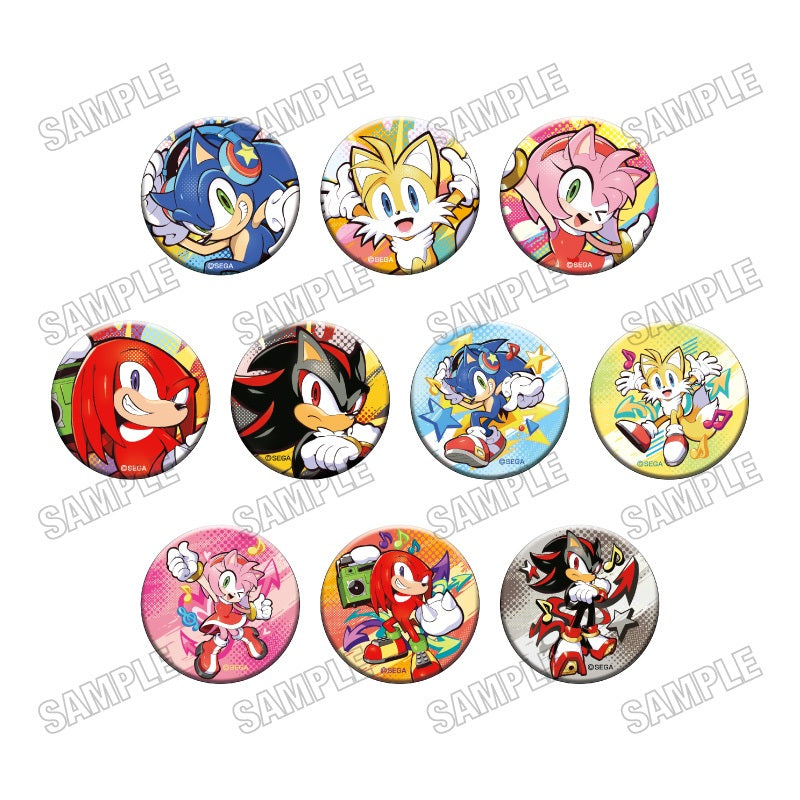【Box/10】ソニック・ザ・ヘッジホッグ 描き起こし缶バッジコレクション【予約商品】