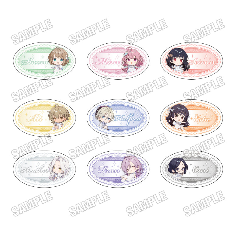 【Box/9】きみが死ぬまで恋をしたい 描き下ろしミニキャラアクリルネームバッジコレクション 8th Anniversary Ver.【予約商品】