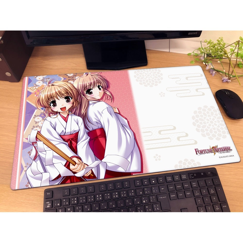 FORTUNE ARTERIAL ラバーマット 悠木かなで&悠木陽菜/巫女服【予約商品】