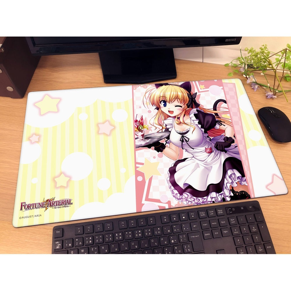 FORTUNE ARTERIAL ラバーマット 千堂瑛里華/猫耳メイド【予約商品】