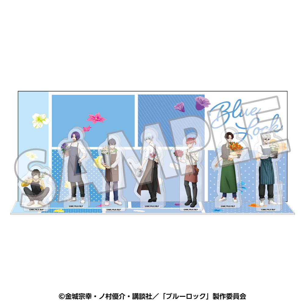ブルーロック 背景カード付 アクリルジオラマスタンド メモリアル フラワーマルシェ【予約商品】