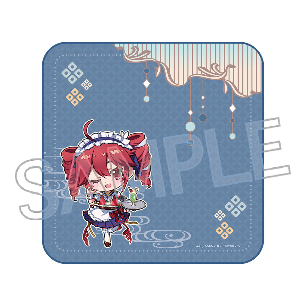 重音テト 和風モダンカフェ ミニタオル デフォルメB【予約商品】