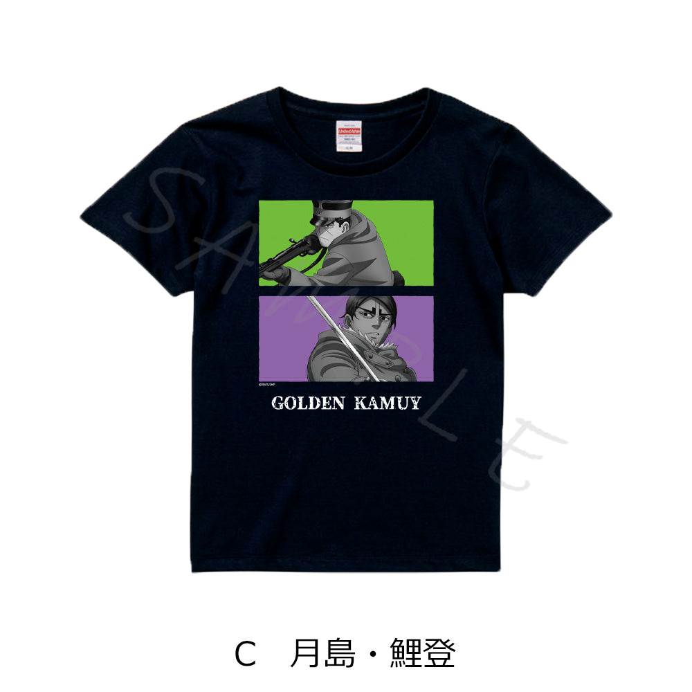 ゴールデンカムイ Tシャツ C 月島・鯉登 Lサイズ【再販】【予約商品】