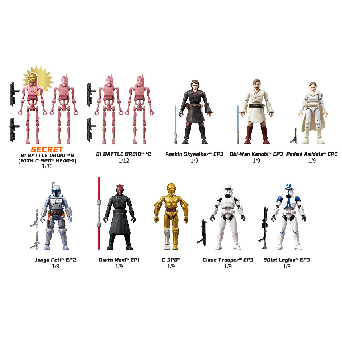 【Box/9】Blokees スター・ウォーズ CHAMPION CLASS LITE CCL02 エバーグリーン・ムービーシリーズ【予約商品】