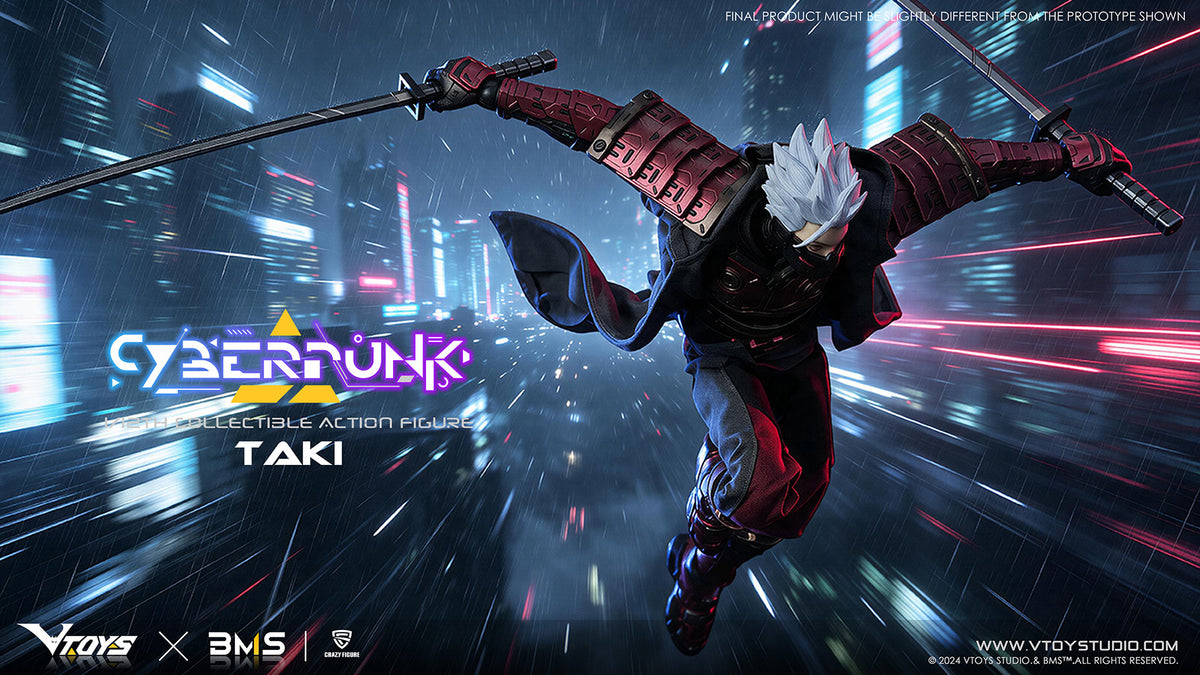 VTOYS×BMS×CF Cyberpunk(サイバーパンク)シリーズ 侍 緋色の破暁 1/12スケール可動フィギュア【予約商品】