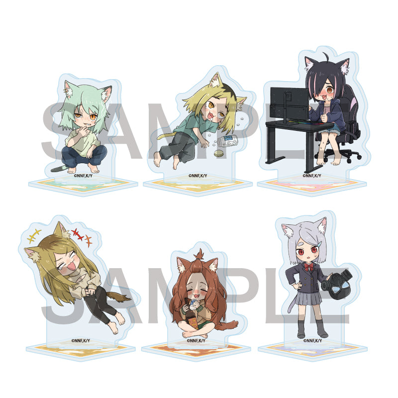 【Box/6】アクリルぷちスタンド ヤニねこ 02 グラフアートイラスト【予約商品】