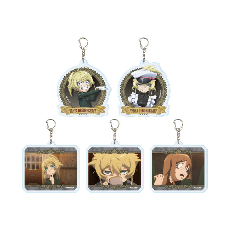 【Box/5】アクリルキーホルダー 幼女戦記II 01 スーツ&メイドVer.(公式&描き下ろしイラスト)【予約商品】