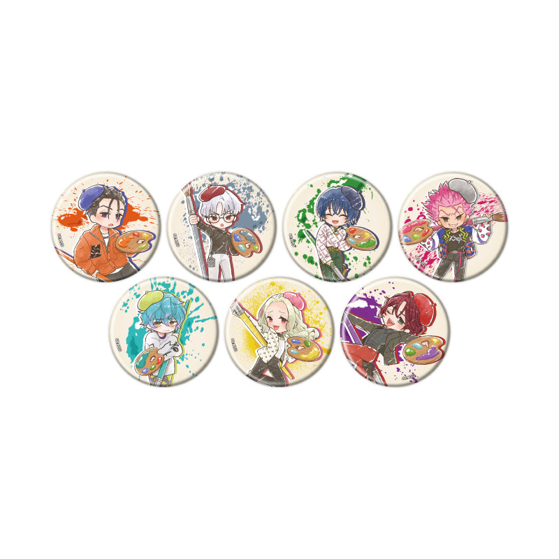 【Box/7】缶バッジ カリスマ 07 芸術家Ver.(グラフアートイラスト)【予約商品】