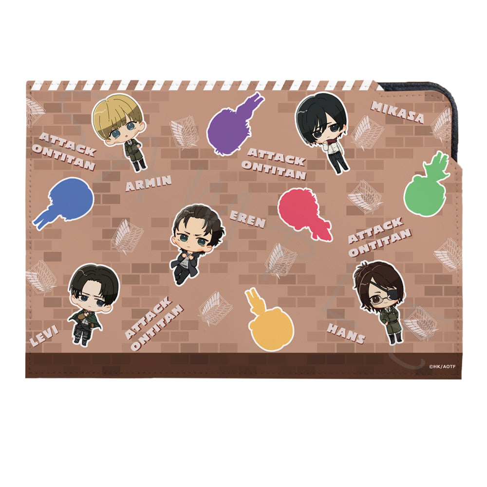 進撃の巨人 The Final Season 第4弾 レザーマスクケース PL 集合 レンガ【お取り寄せ商品】