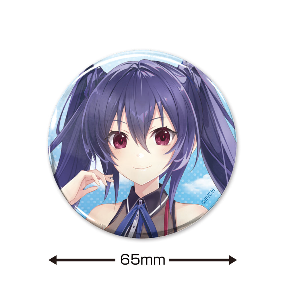 超次元ゲイム ネプテューヌ 描き下ろし ノワール 65mm缶バッジ スイーツタイムVer.【予約商品】