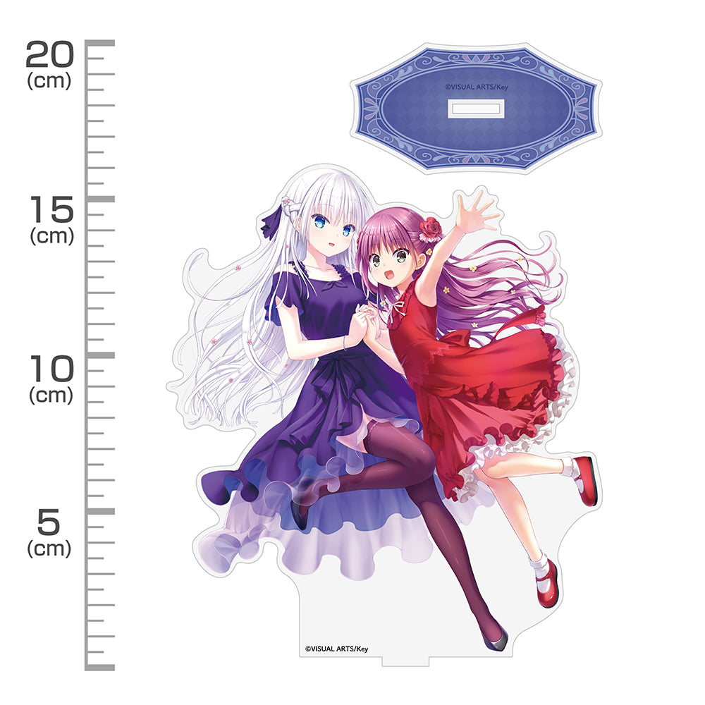 Summer Pockets REFLECTION BLUE 鳴瀬しろは&加藤うみ アクリルスタンド(大) パーティードレスVer.【予約商品】