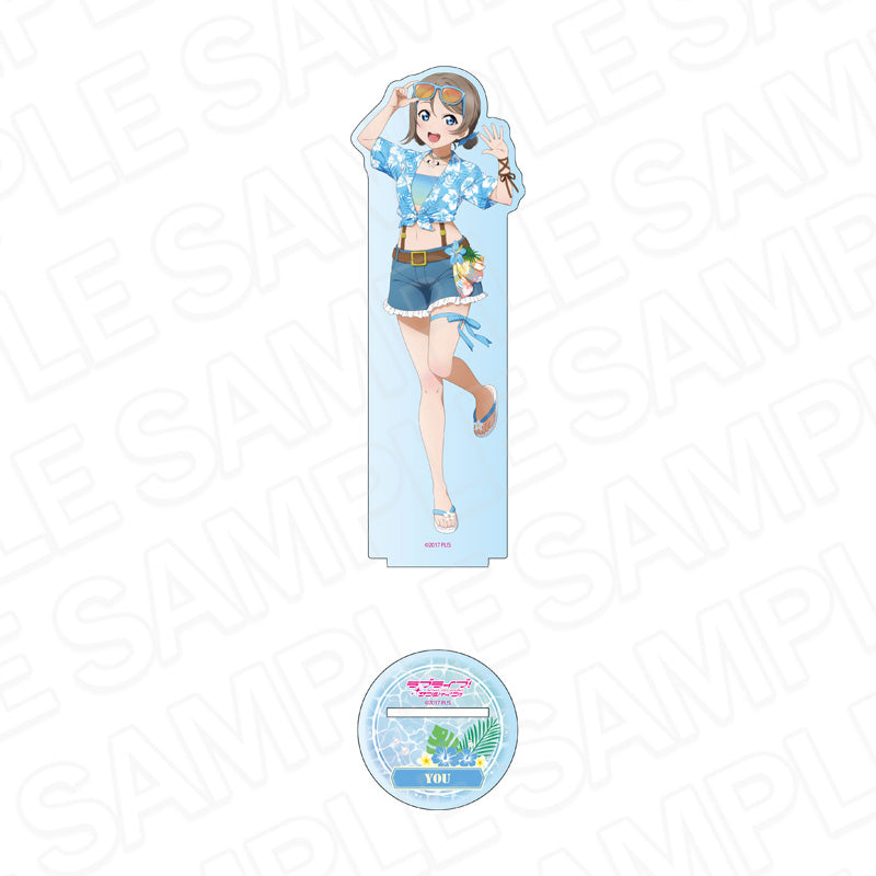 ラブライブ!サンシャイン!! デカアクリルスタンド 渡辺曜 アロハ衣装Ver.【予約商品】