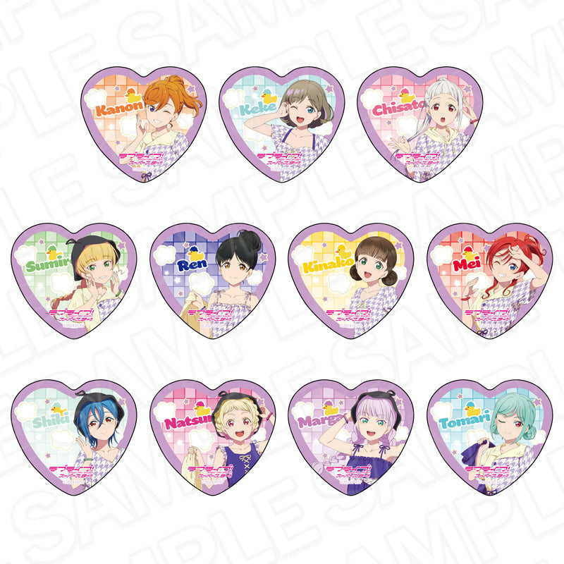 【Box/11】ラブライブ!スーパースター!! ハート型カンバッジ サウナVer.【予約商品】