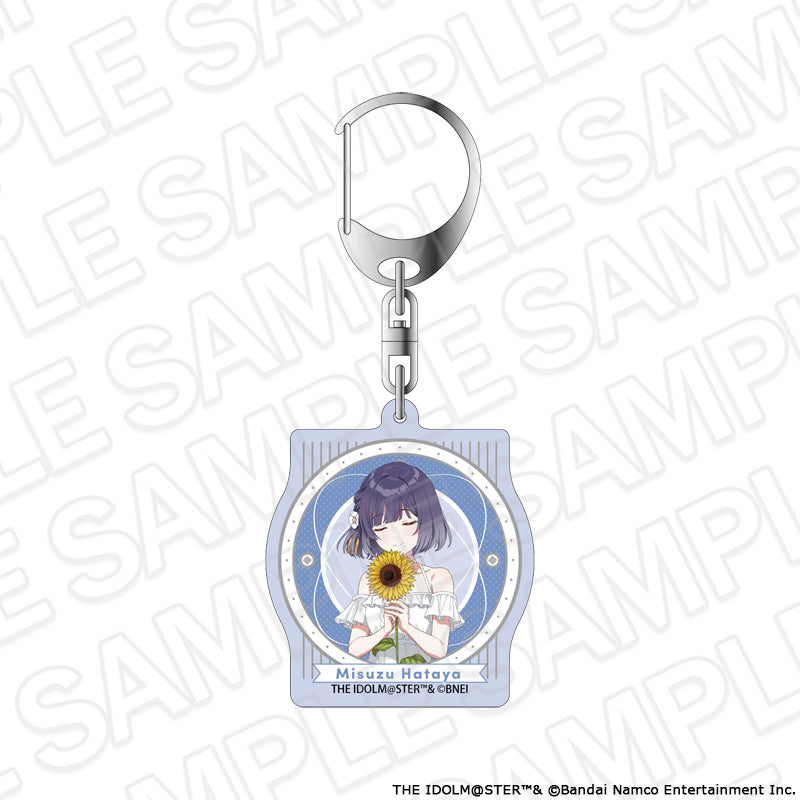 学園アイドルマスター オーロラアクリルキーホルダー 秦谷美鈴 sunflower Ver.【予約商品】