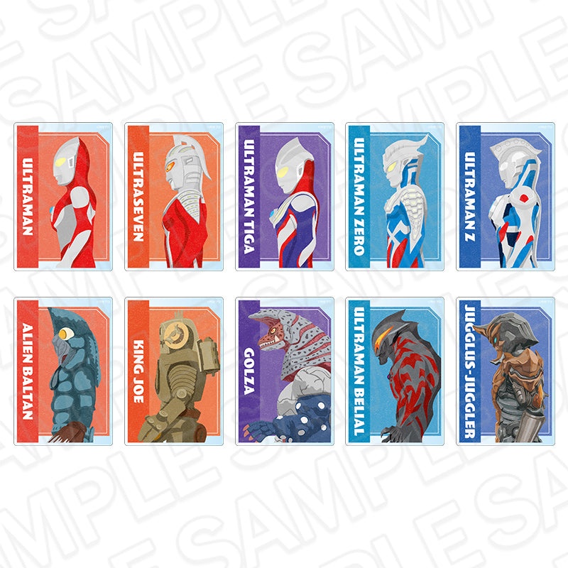 【Box/10】ウルトラマンシリーズ アクリルカード with U ART Ver.【予約商品】