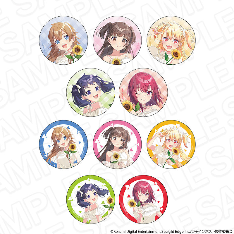 【Box/10】シャインポスト カンバッジ sunflower Ver.【予約商品】