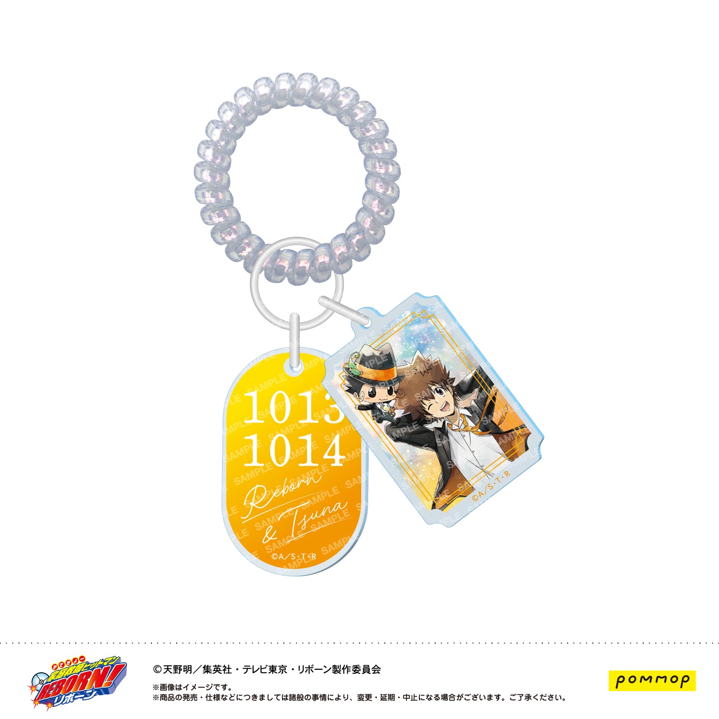 家庭教師ヒットマンREBORN! ロッカーキー風キーホルダー -風- A リボーン&沢田綱吉【予約商品】