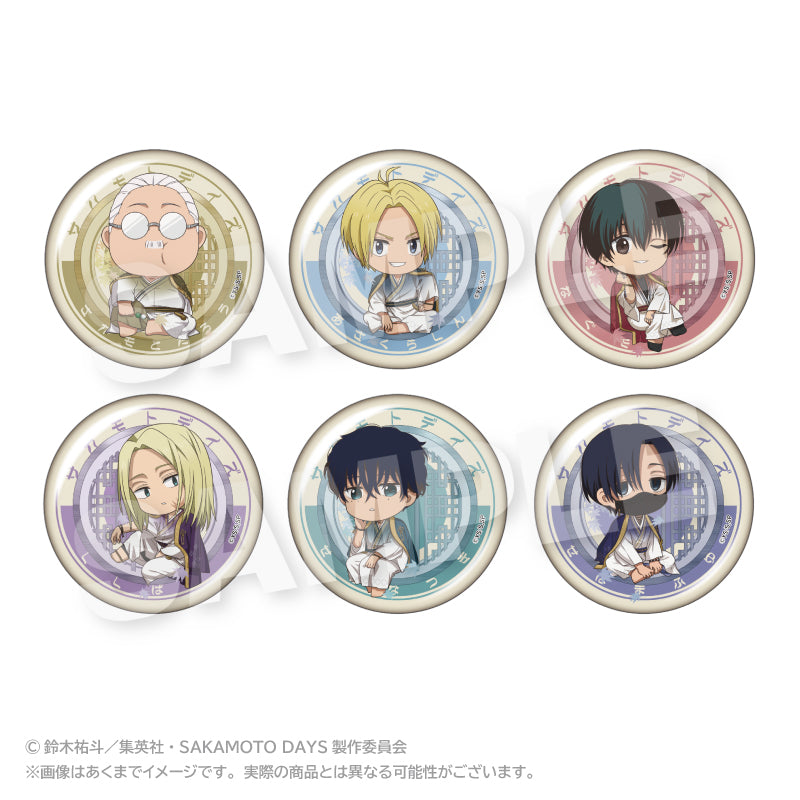 【Box/6】SAKAMOTO DAYS トレーディングミニキャラ缶バッジ 丸窓Ver.【予約商品】