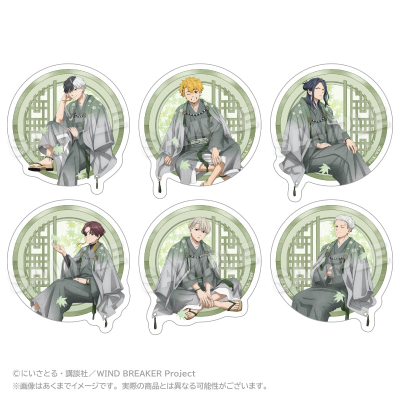 【Box/6】WIND BREAKER トレーディングダイカットステッカー 丸窓Ver.【予約商品】