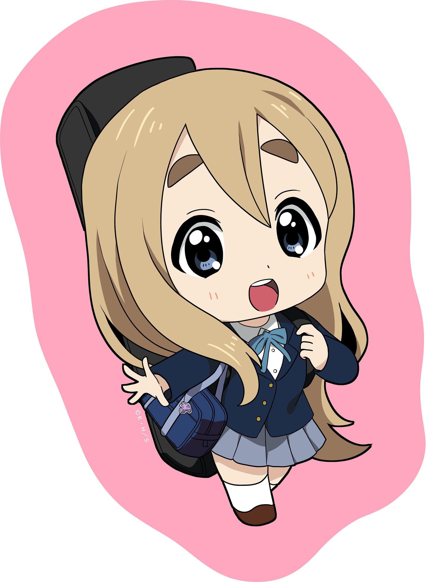 けいおん! 描き起こし ダイカットブランケット 紬【予約商品】