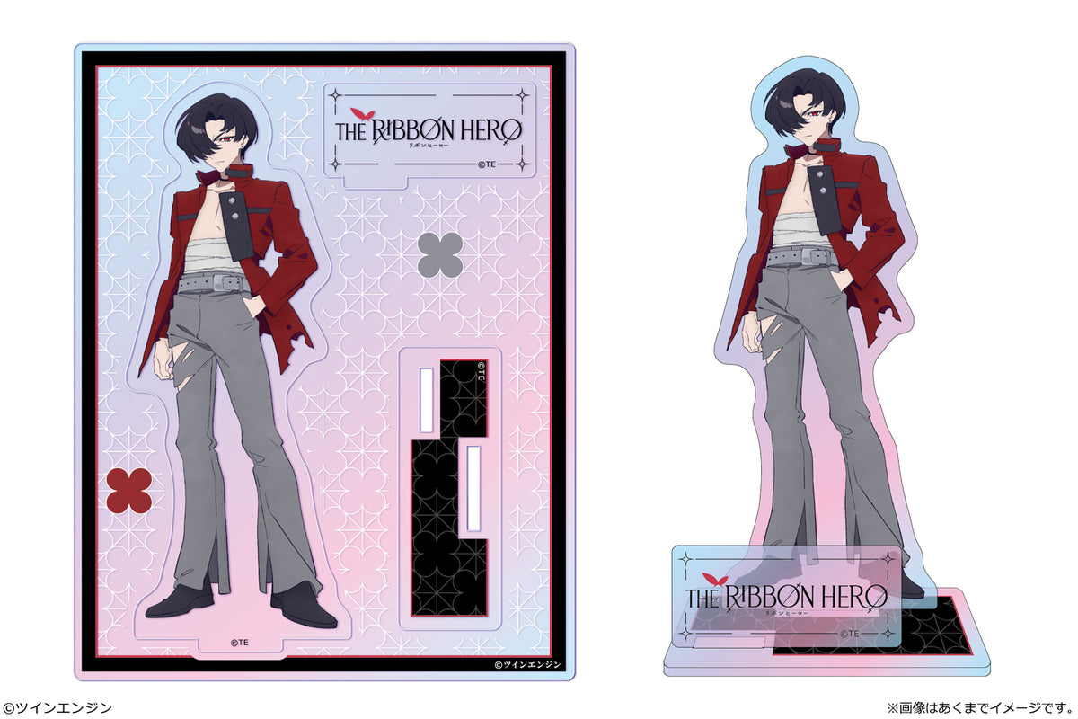 THE RIBBON HERO リボンヒーロー オーロラアクリルフィギュア 05 ロック【予約商品】