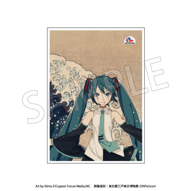 葛飾北斎×初音ミク B2布ポスター 冨嶽三十六景 神奈川沖浪裏 【日本限定】【予約商品】