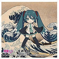 葛飾北斎×初音ミク iXima ステッカー 神奈川沖波裏 ミニキャラ【予約