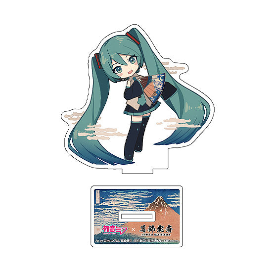 葛飾北斎×初音ミク iXima ダイカットアクリルスタンド 凱風快晴 ミニキャラ【予約商品】