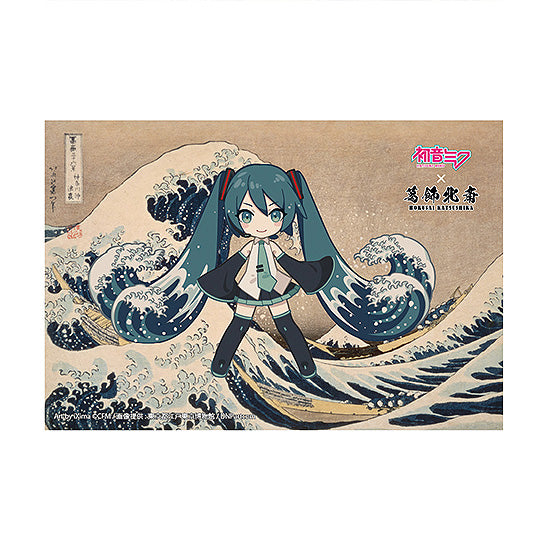 葛飾北斎×初音ミク iXima ポストカード 神奈川沖波裏 ミニキャラ【予約商品】