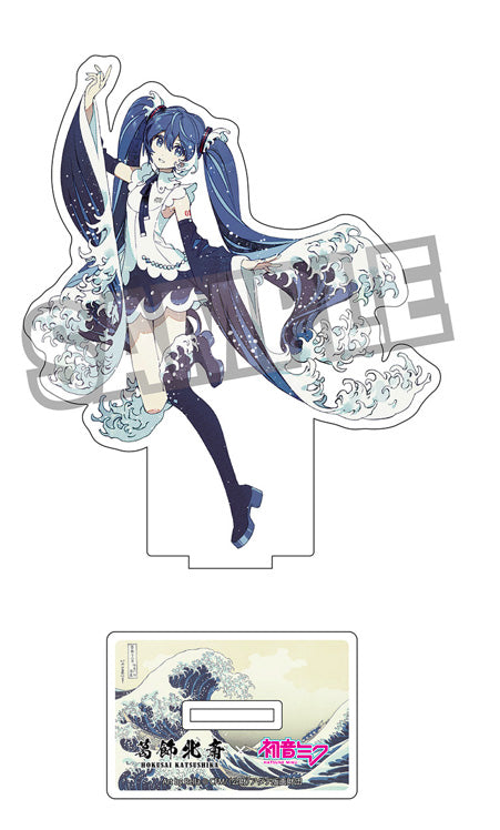 葛飾北斎×初音ミク Rella ダイカットアクリルスタンド 初音ミク 神奈川沖浪裏【予約商品】