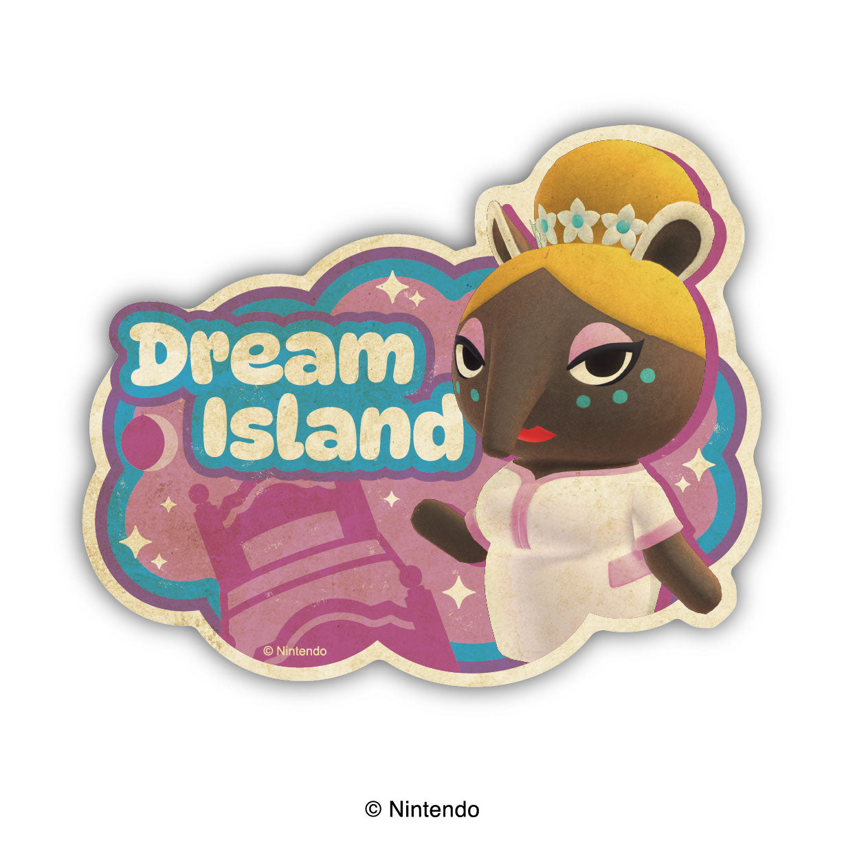 あつまれ どうぶつの森 トラベルステッカー 7 夢の島【予約商品】
