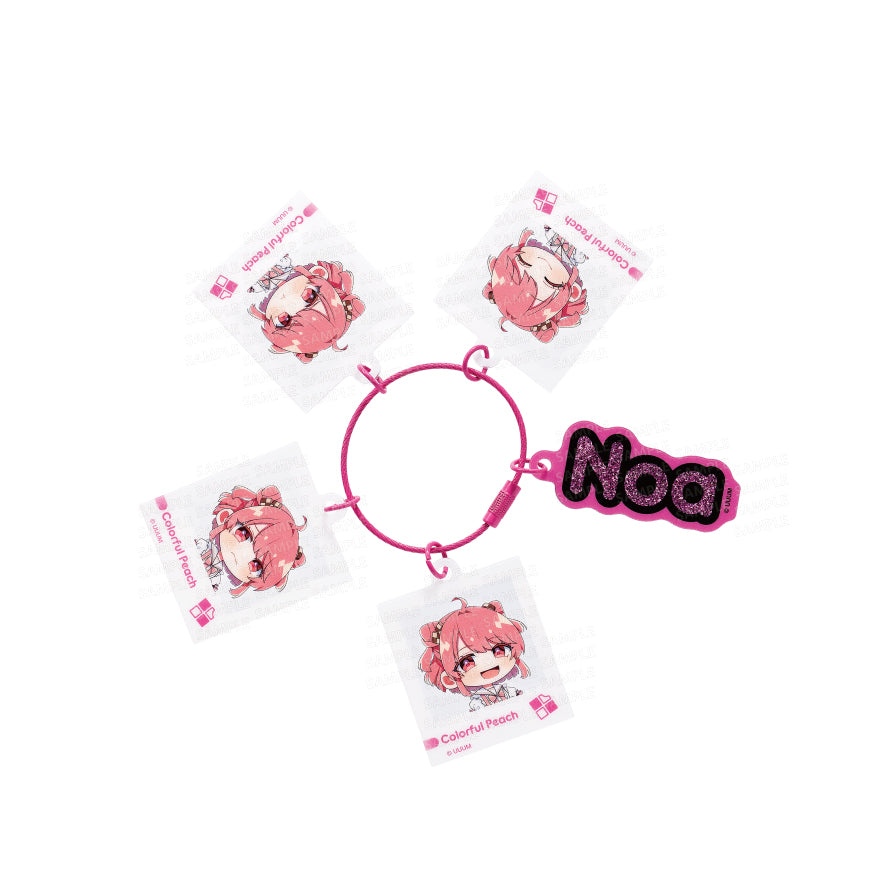 カラフルピーチ じゃらじゃらキーホルダー 喜怒哀楽シリーズ のあ【予約商品】