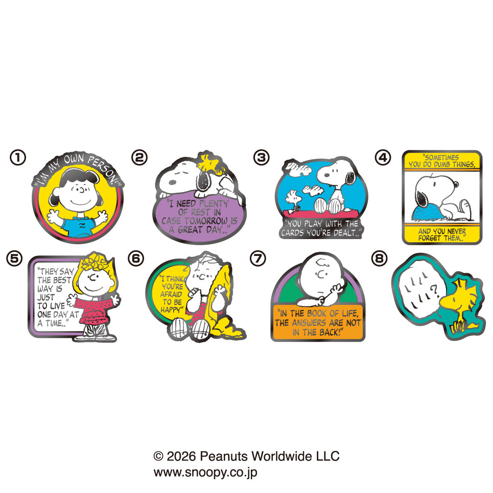 【Box/8】PEANUTS ピンズコレクション【予約商品】