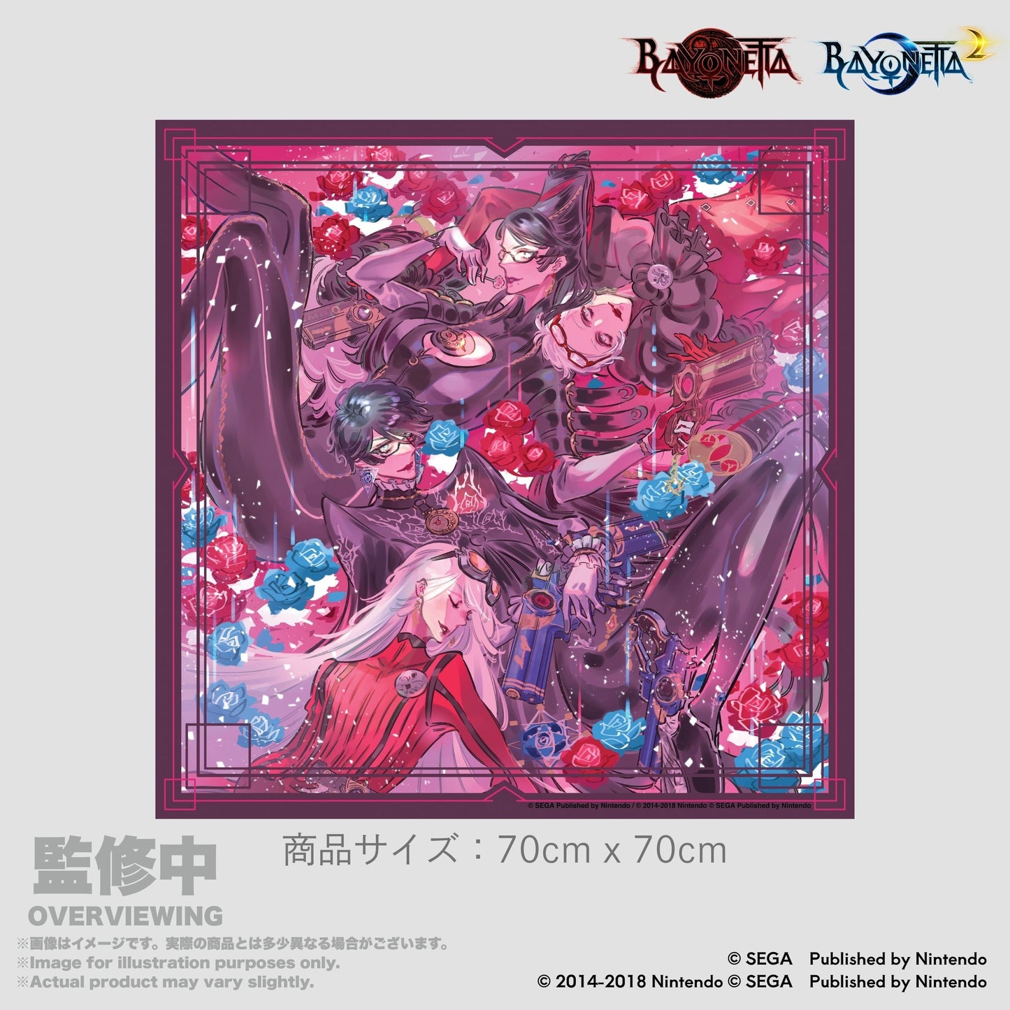 ベヨネッタ The Gates of Hell × いいじゃん スカーフ 島崎麻里氏 ベヨネッタ 1&2記念アート【予約商品】