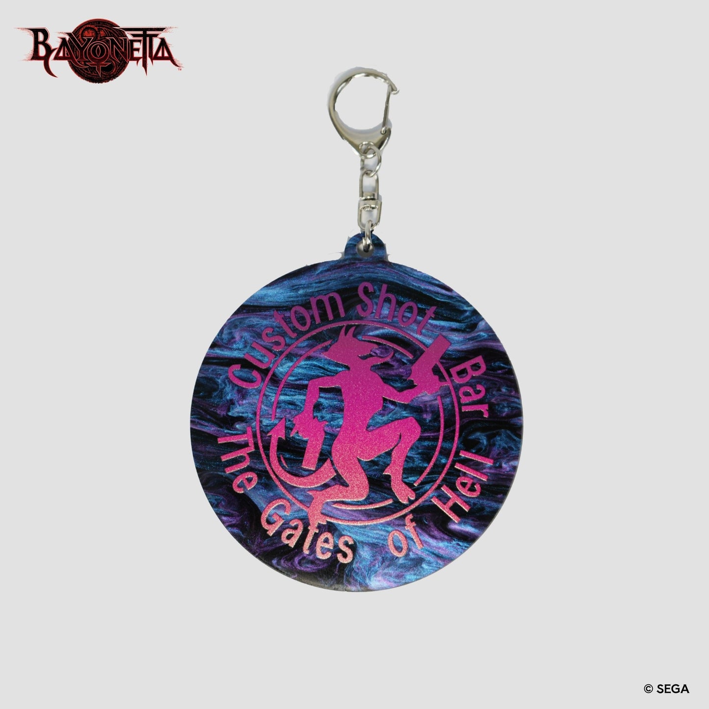ベヨネッタ 大理石風キーホルダー The Gates of Hell【再販】【予約商品】