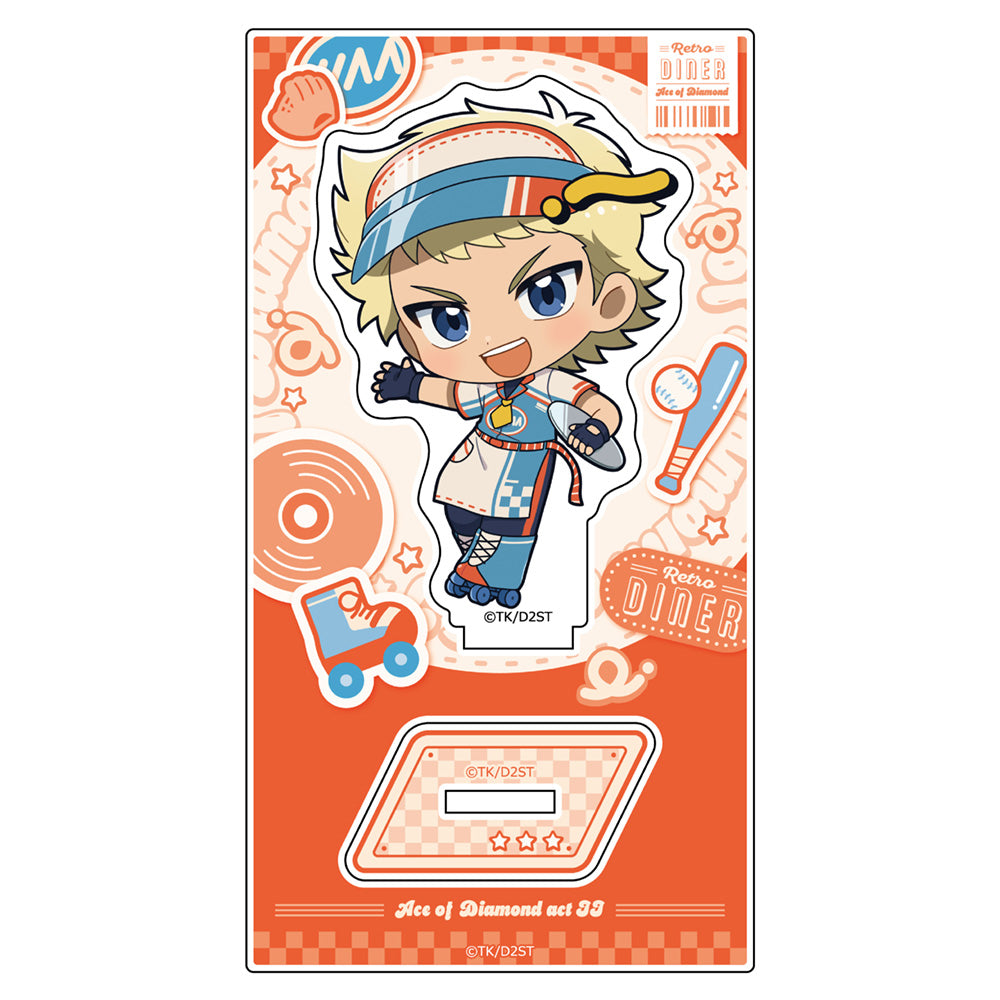 ダイヤのA act II アクリルスタンド 成宮鳴/レトロダイナー【予約商品】