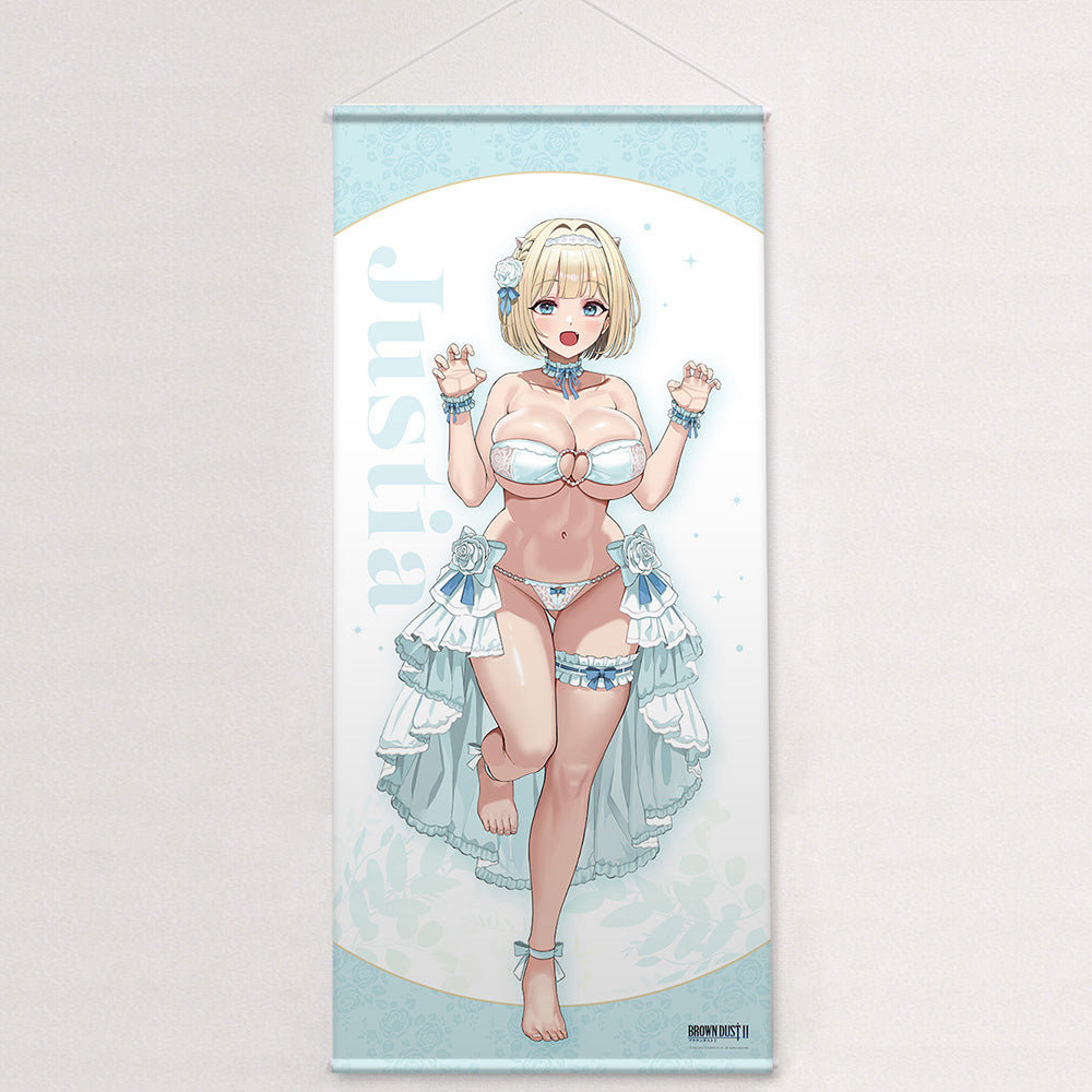 ブラウンダスト2 描き下ろし特大タペストリー ユースティア/ウエディング水着【予約商品】