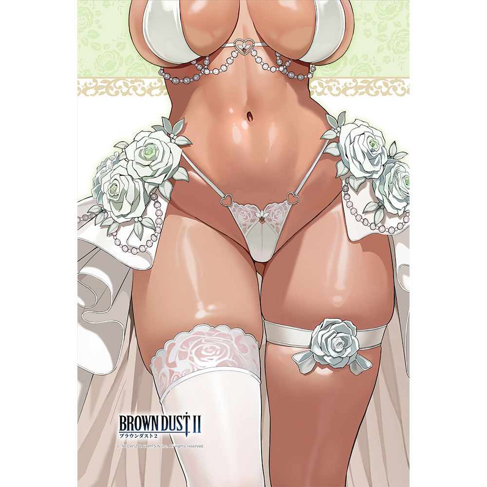 ブラウンダスト2 描き下ろしまくらカバー ネブリス/ウエディング水着【予約商品】