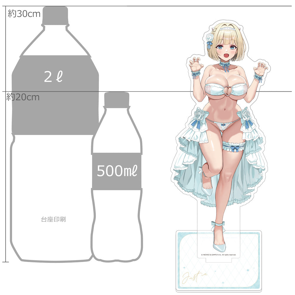ブラウンダスト2 描き下ろし特大アクリルスタンド ユースティア/ウエディング水着【予約商品】