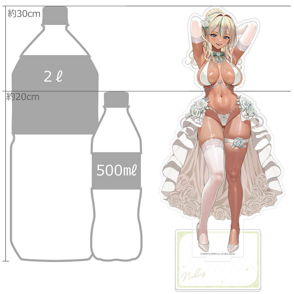 ブラウンダスト2 描き下ろし特大アクリルスタンド ネブリス/ウエディング水着【予約商品】
