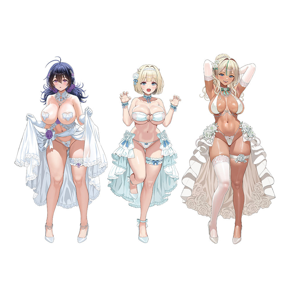 ブラウンダスト2 描き下ろしキャラファイングラフ ウエディング水着 A4【予約商品】